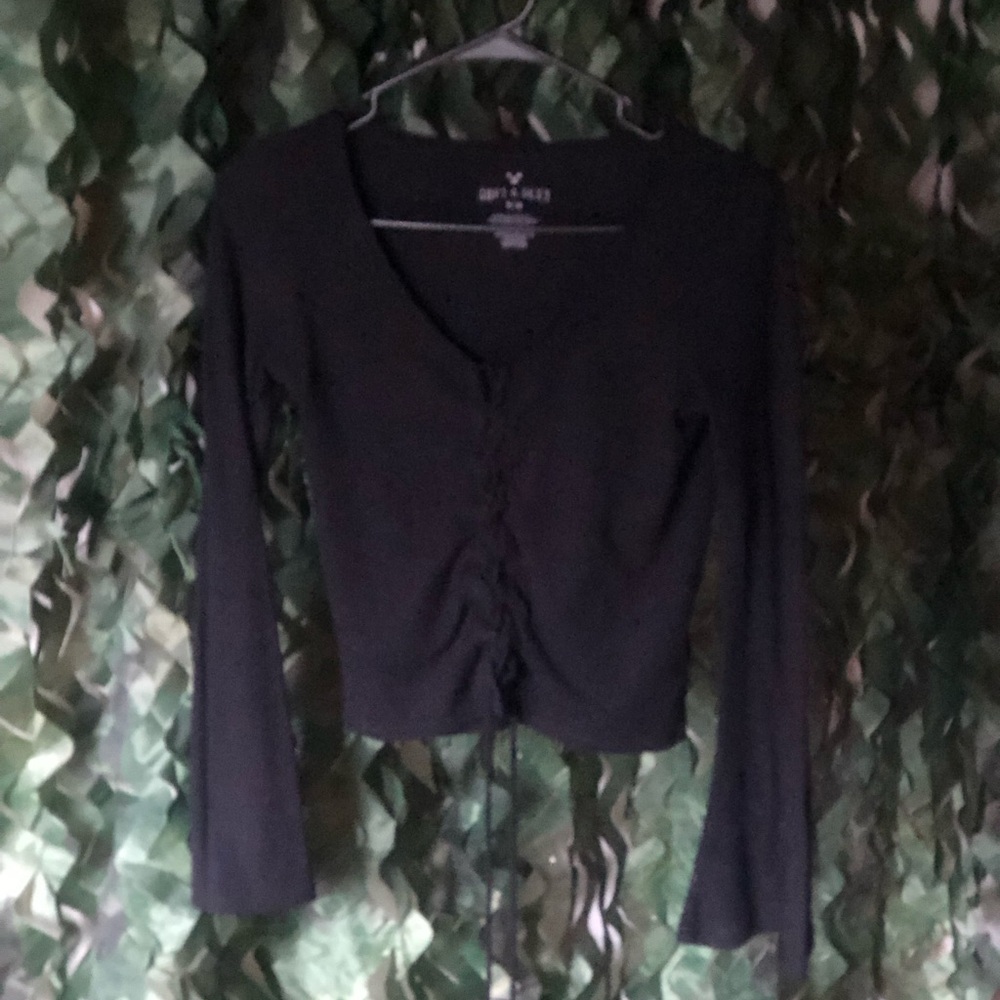 Black Long Sleeve Top